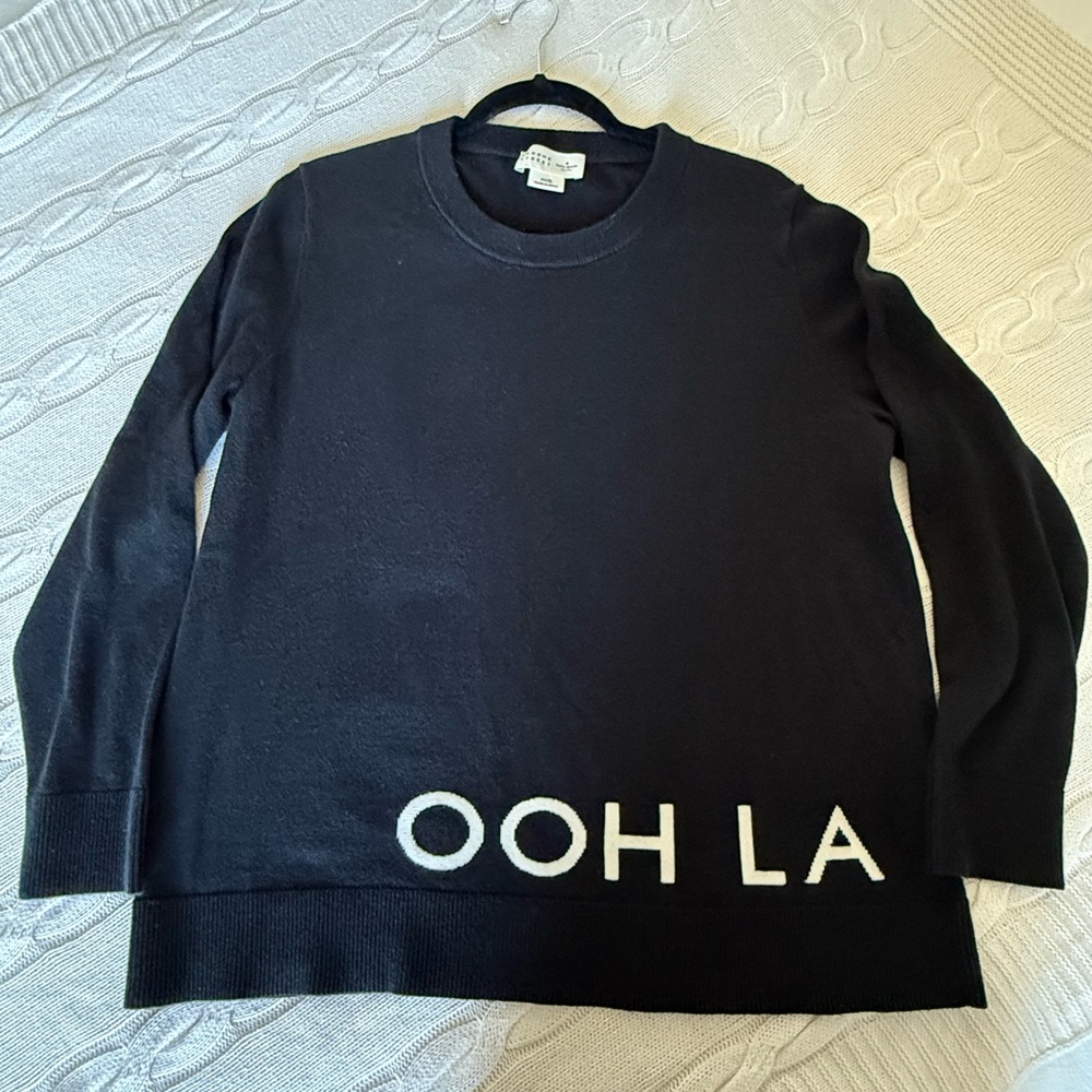 Kate Spade New York (Broome Street line) black sweater